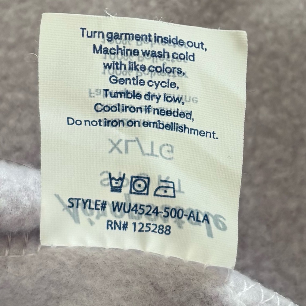 Aeropostale Sport Hoodie Womens Juniors XL Full Zip Lt Purple Hooded Sweatshirt - Picture 6 of 12